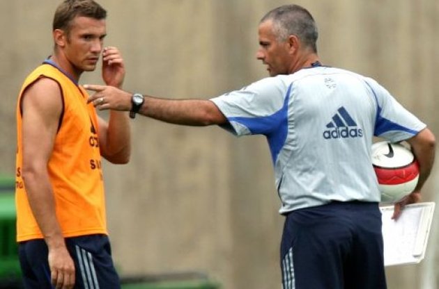 Шевченко несколько лет работал под руководством Моуриньо