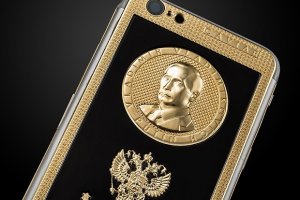 В России стартовали продажи нового золотого iPhone 6s с портретом Путина