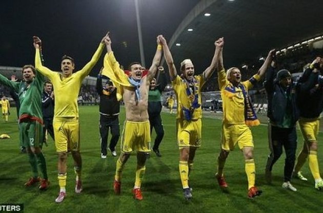 Украина попала в компанию к сборным "второго эшелона"