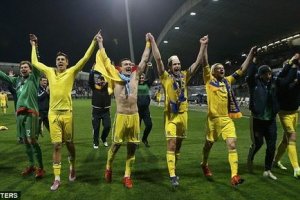 Украина попала во вторую корзину жеребьевки Евро-2016