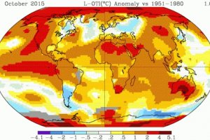 Жовтень 2015 року став найспекотнішим за всю історію метеоспостережень