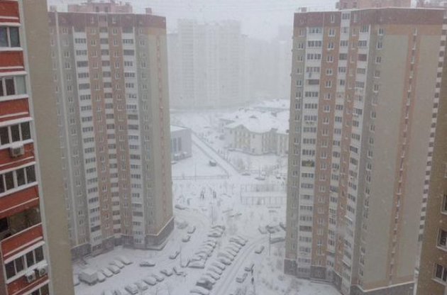 В начале недели в Киеве холодно, дождь и снег