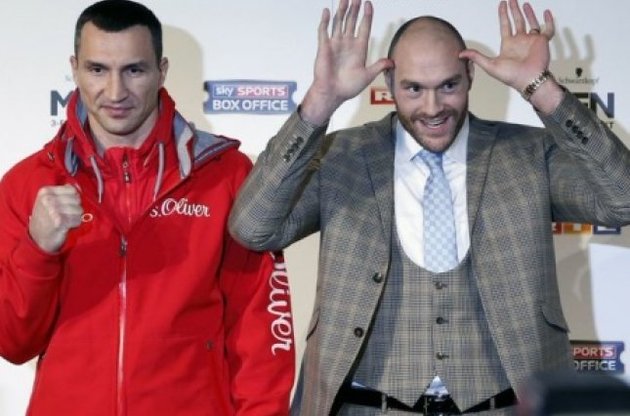 Кличко і Ф'юрі перебували в різному настрої