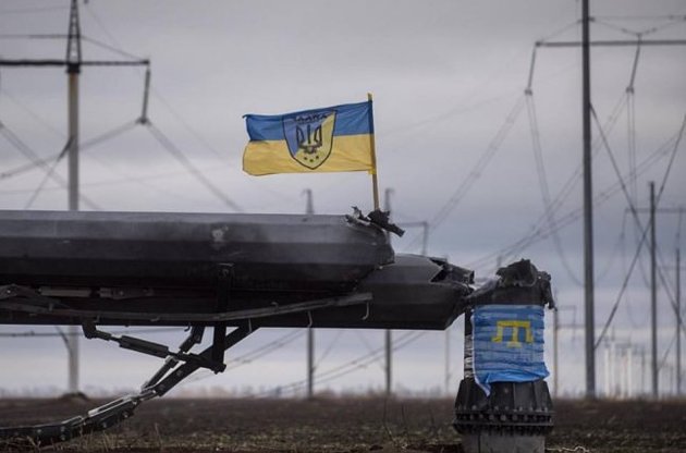 Ремонт ЛЭП в Крым остановлен по требованию активистов