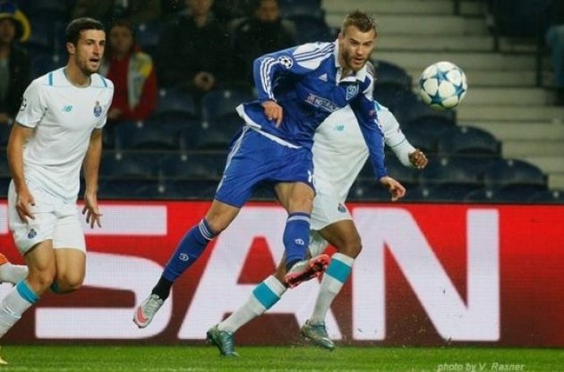 Ярмоленко відкрив рахунок в матчі з &quot;Порту&quot;