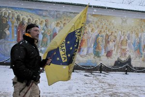 В Михайловском соборе отметили годовщину создания Самообороны Майдана