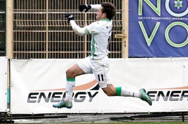 Чачуа забил в ворота "Олимпика"