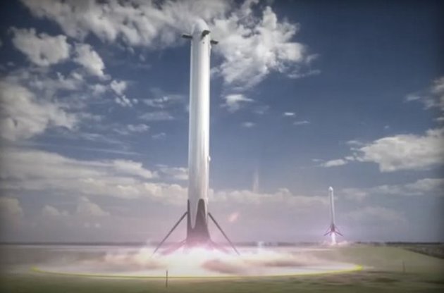 SpaceX планирует посадить Falcon 9 на твердую поверхность - NASA