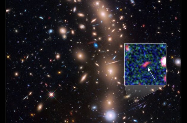 Вчені виявили найменшу галактику раннього Всесвіту