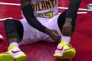 Игрок НБА остался без зуба, но спрятал его в носок и продолжил матч