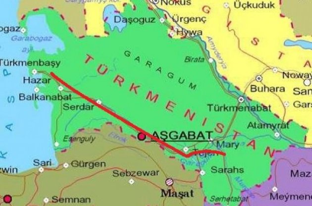 Туркменистан построил 700-киллометровый газопровод мощностью 30 млрд кубометров