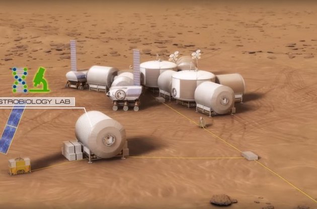 NASA опублікувало відео про будівництво першої колонії на Марсі