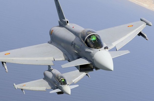 Іспанські винищувачі Eurofighter Typhoon піднімуться в небо над Балтією