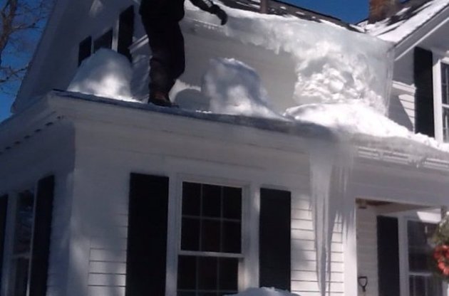 У місті Хенкок зареєстровано 89 сантиметрів снігових опадів