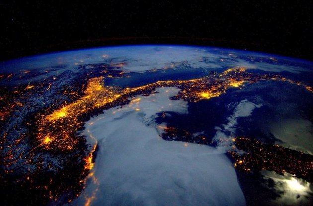 Астронавт NASA опублікував фото нічної Італії