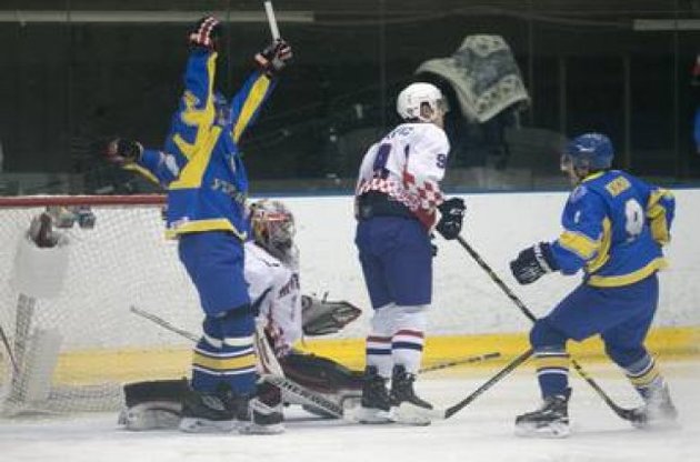 Сборная Украины по хоккею разгромила Хорватию в рамках отбора на Олимпиаду