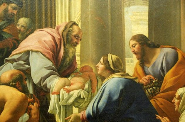 Стрітення символізує зустріч Нового Завіту з Старим