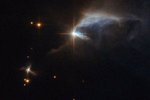 "Хаббл" зробив фото молодої зірки в сузір'ї Кассіопеї
