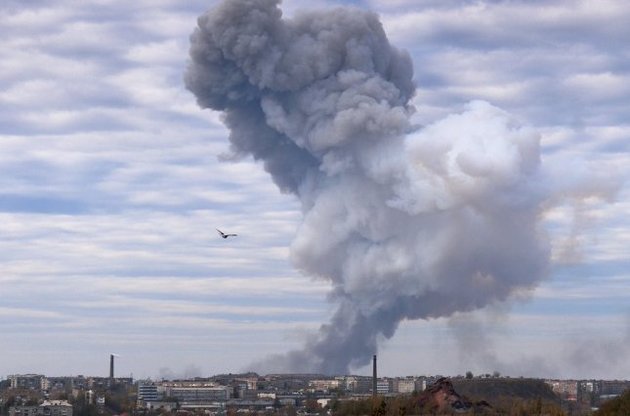 У Донецьку прогримів потужний вибух, вибухова хвиля дійшла до Горлівки