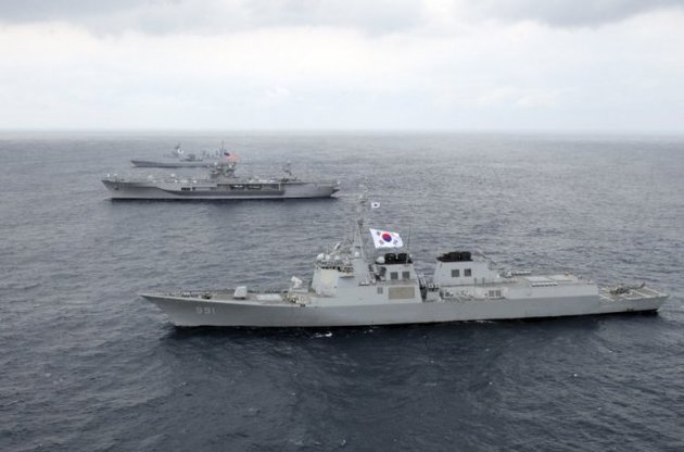 Южная Корея провела военные учения по перехвату ВМС КНДР