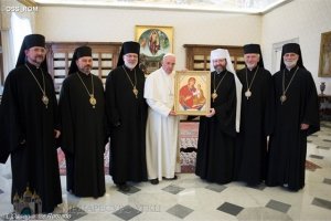 Папа римский встретился с представителями УГКЦ