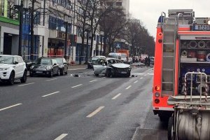 У Берліні під час руху вибухнув автомобіль, поліція заявила про закладену вибухівку