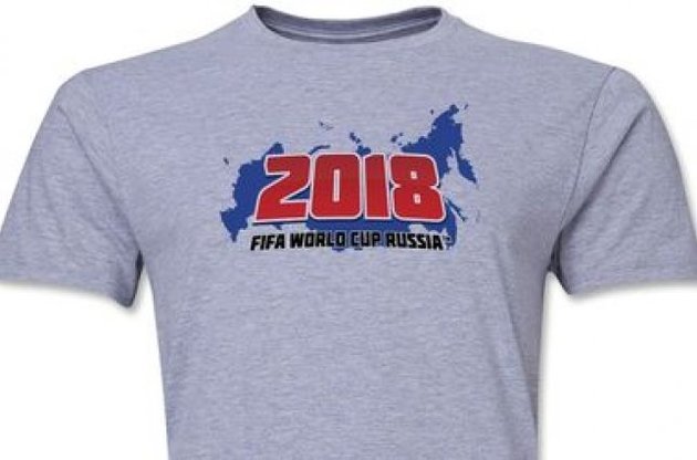 ФІФА вилучила з продажу футболки з картою Росії без Криму до ЧС-2018