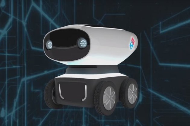 Робот самостоятельно может доставлять пиццу