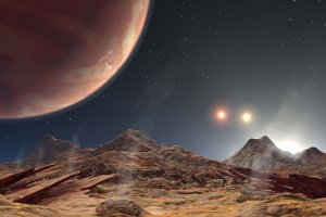 Астрономы открыли экзопланету с тремя "солнцами"
