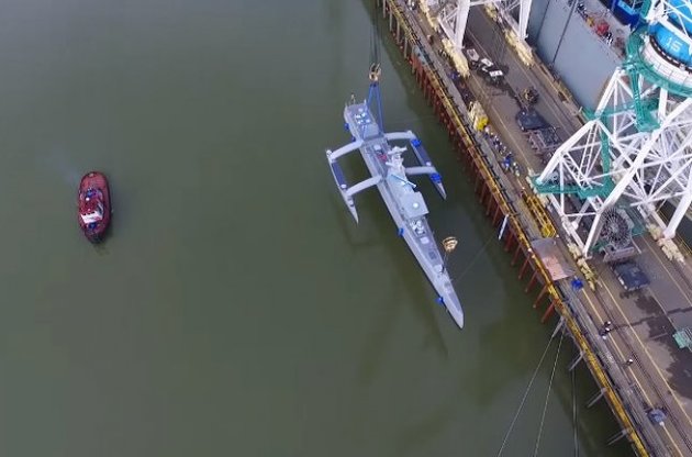 Представлено відео випробувань робота – мисливця за підводними човнами