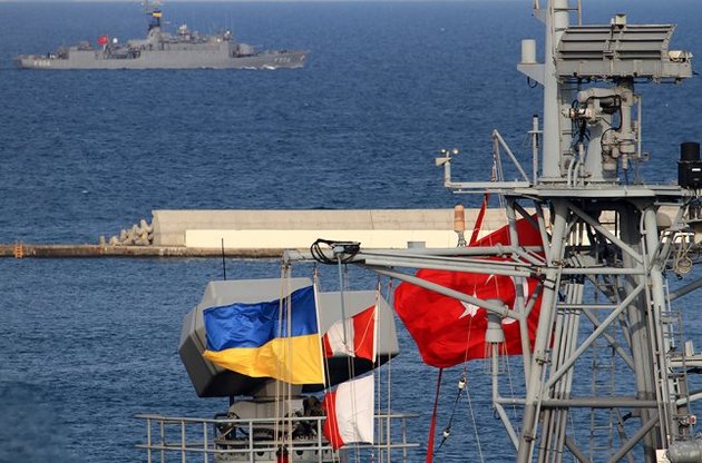 "Гетьман Сагайдачний" і кораблі Туреччини провели навчання в Чорному морі