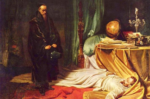 Сени у тела Валленштейна
Картина Теодора фон Пилоти, 1855 г.