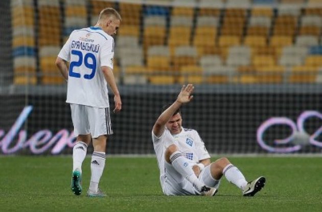 Драгович невдало приземлився на газон