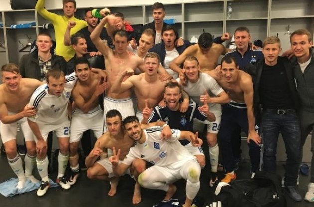 "Динамо" отпраздновало титул после матча