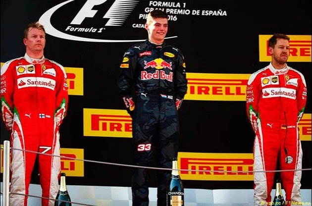 Формула-1: 18-летний Ферстаппен выиграл Гран-при Испании