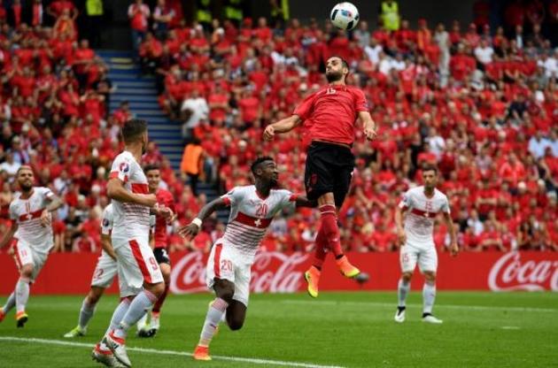 Швейцария минимально обыграла Албанию на Евро-2016