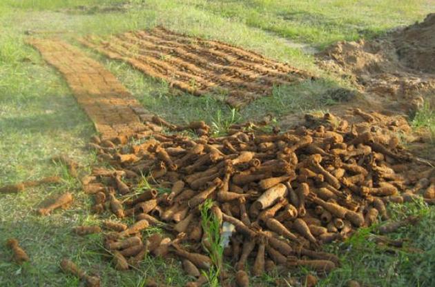 Сотні мін і снарядів знайшли в парковій зоні