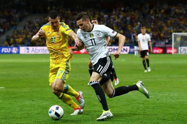 Україна поступилася Німеччині в першому матчі на Євро-2016