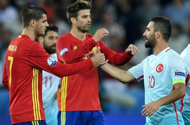 Евро-2016: Испания разгромила Турцию, Чехия и Хорватия разошлись миром