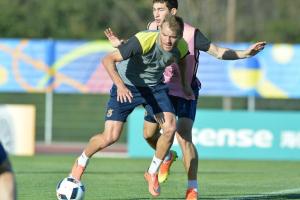 Збірна України провела відкрите тренування перед матчем з Польщею