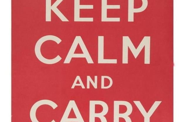 У Великобританії виставлять на продаж оригінальний плакат Keep Calm