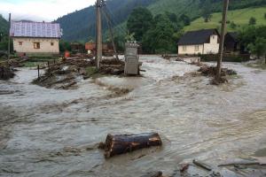 Злива в Закарпатті затопила будинки і знищила дороги