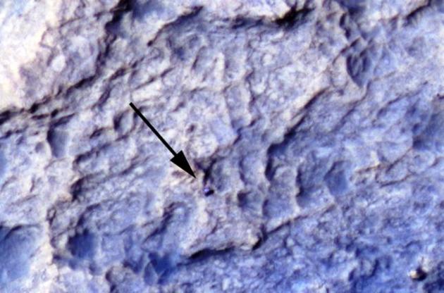Опублікований знімок марсхода з космосу