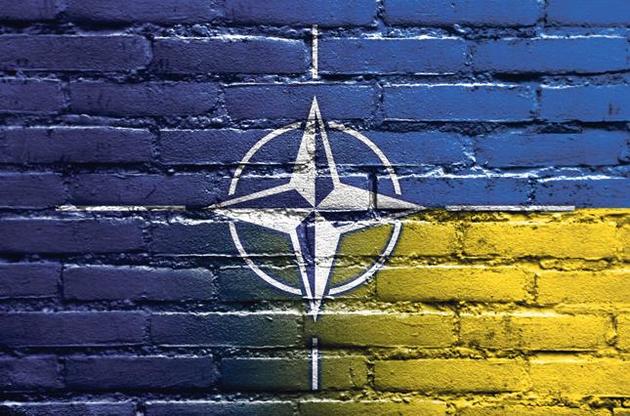 Саміт НАТО: східне крило  з синьо-жовтою відзнакою