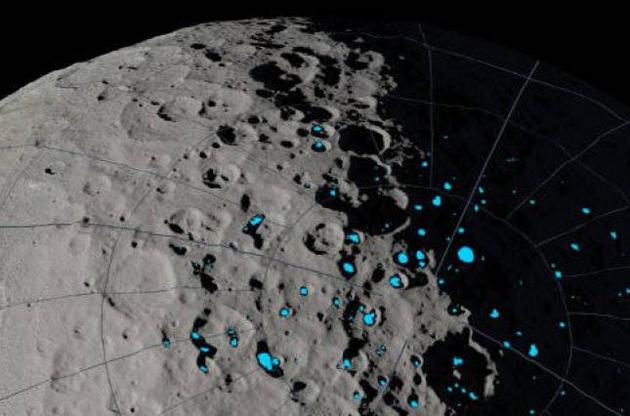 Складена карта &quot;крижаних&quot; кратерів Церери