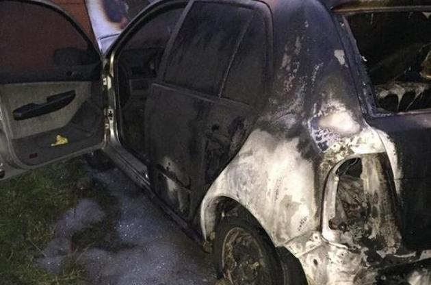 Во Львовской области сожгли машину секретаря Сколевского горсовета
