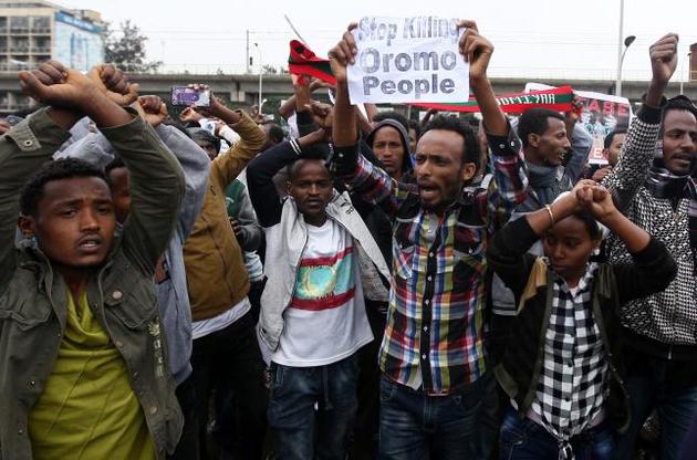 Силовики застрелили понад 90 демонстрантів в Ефіопії