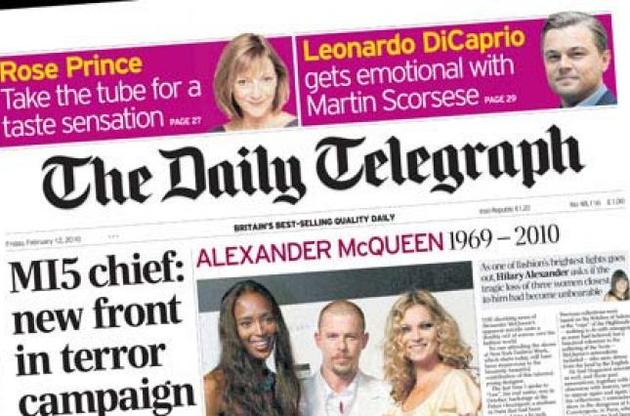 Владельцы The Daily Telegraph отказались продавать издание российскому бизнесмену Лебедеву – FT
