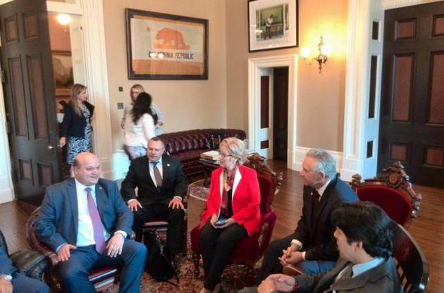 Чалый обсудил вопросы взаимодействия с Калифорнией