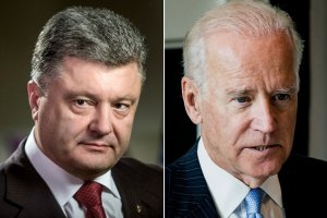 Порошенко обговорив із Байденом ситуацію в Криму та Донбасі